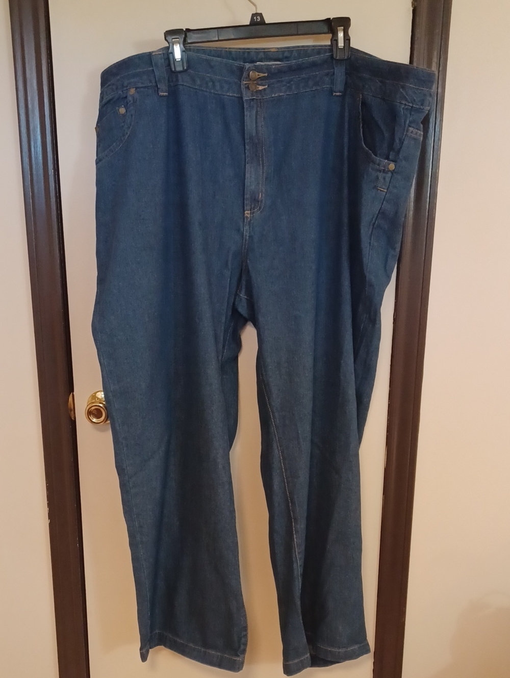 Woman Within Relaxed Dark Blue Jeans